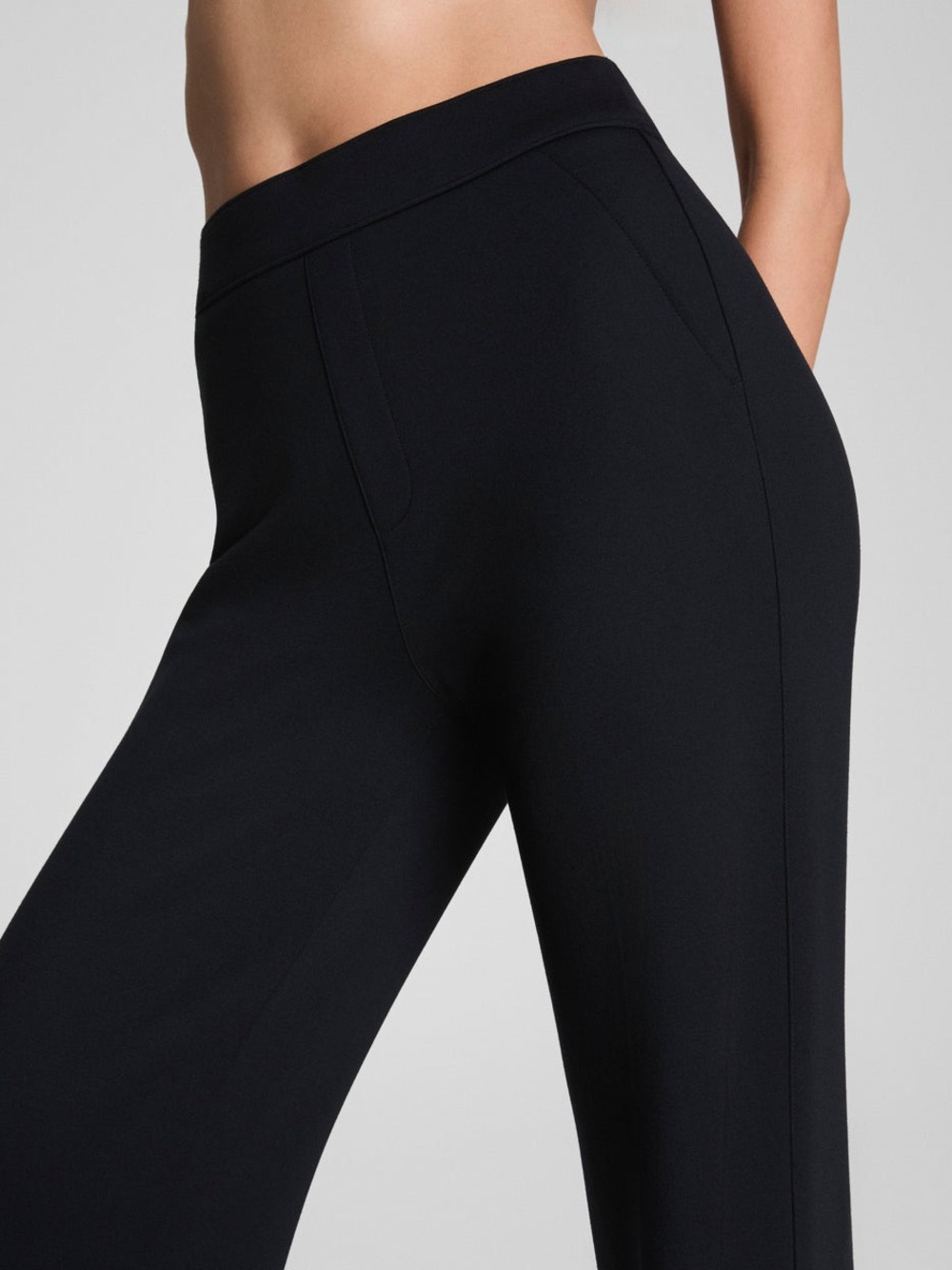 SPANX Black SPANXsupersmooth PerfectFit Ponte Wide Leg Pant Sz XL - Picture 4 of 16